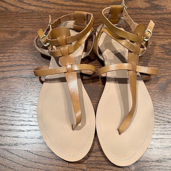 Zara tan brown gladiator sandals - Picture 11 of 13